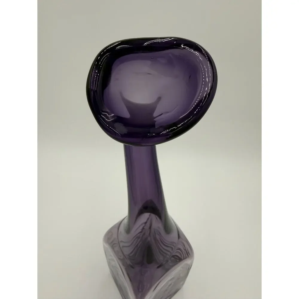 1970's Swung Glass Bent Neck Bottle